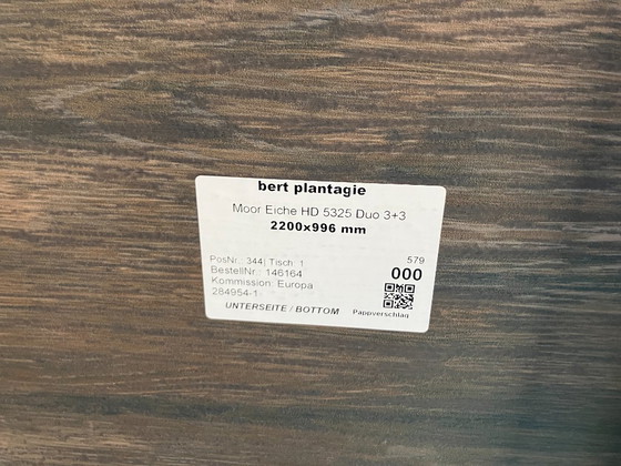 Image 1 of Bert Plantagie ceramic dining table 220x100, 77 cm high