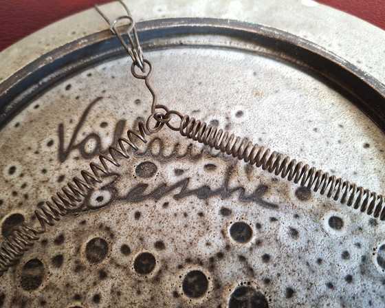 Image 1 of Grande piatto decorativo firmato Marius Bessonne a Vallauris, circa 1955-1960, pezzo unico.