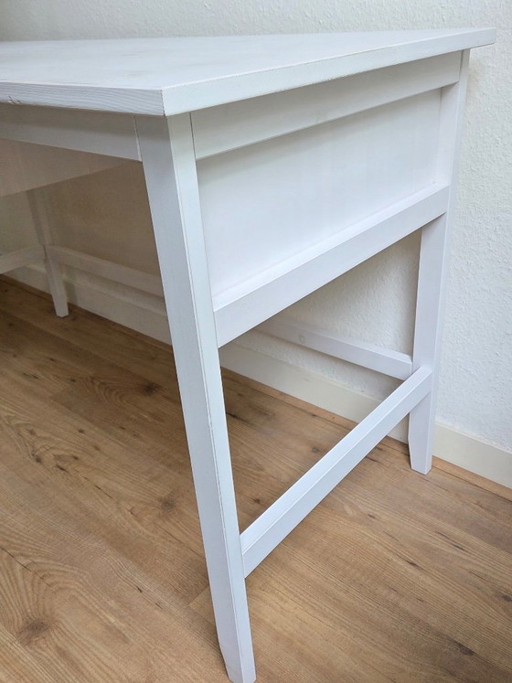 Scrivania in pino massello bianca (129 cm) – Massima qualità tedesca – Infanskids, Scrivanie, Wood (photo 4 of 6)