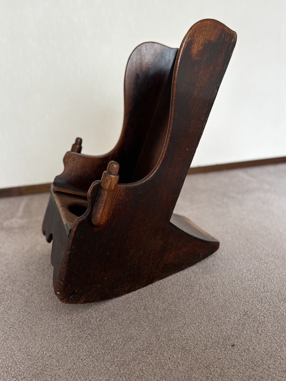 Image 1 of Antique Child Wing Chair 