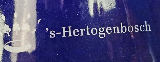 Image 1 of Cor Unum - XL Bouquet vase - Zweitse Landsheer - cobalt blue - 80s