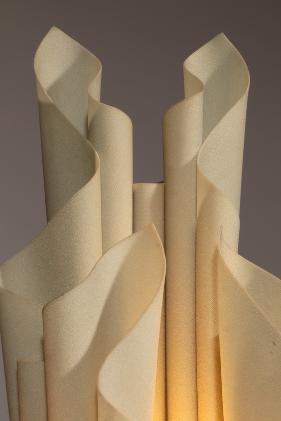 Image 1 of Georgia Jacob "Corolle" Table Lamp – Sculptural Light Art, France 1970s