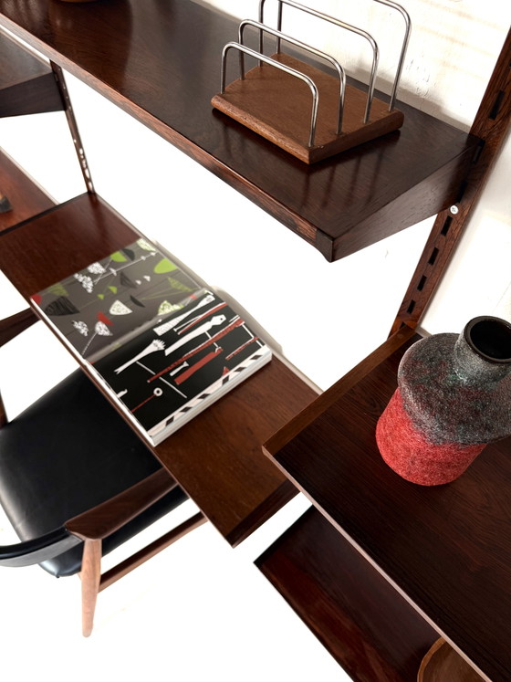 Image 1 of Vintage XL Modulair Wandsysteem, Kai Kristiansen ‘60