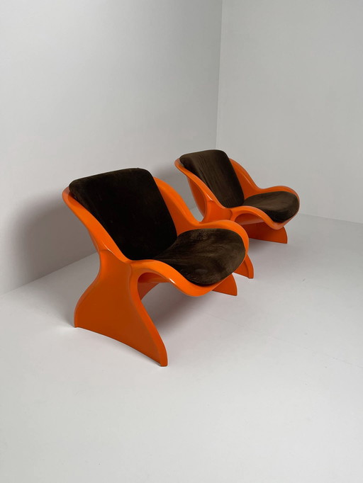 2 chaises "Spring" de Peter Ghyczy