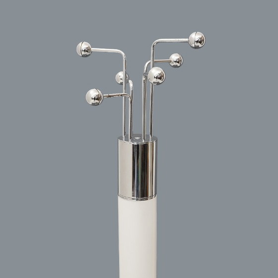 Image 1 of Lámpara perchero en metal cromado, años 70