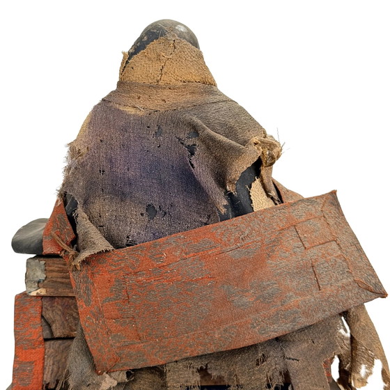 Antique Japanese Nichiren Daishonin - Meiji - circa – Sculpture, Wood, Textile (photo 15 of 25)