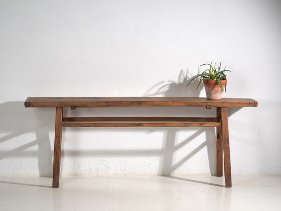 Consolle alta antica (c.1900) #42, Console, Legno, Marrone, Rustic (foto 36 di 36)
