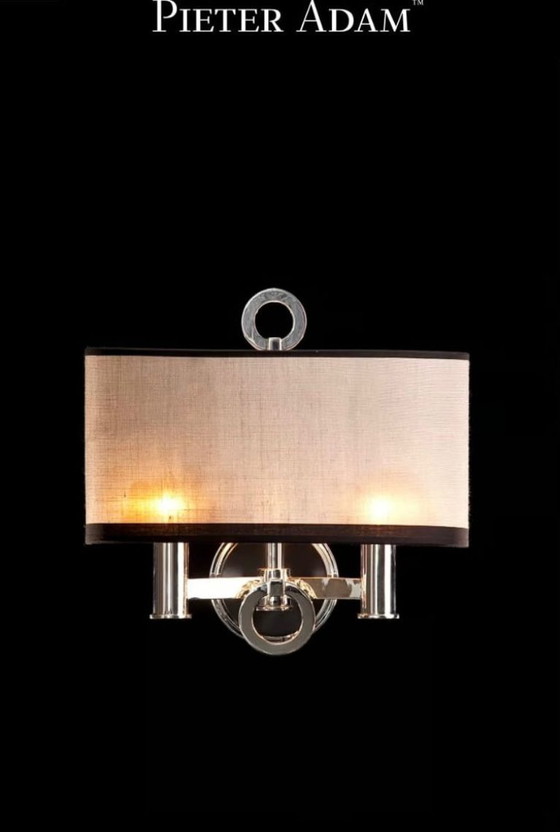 Image 1 of Ensemble de luxe d'appliques murales Pieter Adam – Laiton massif