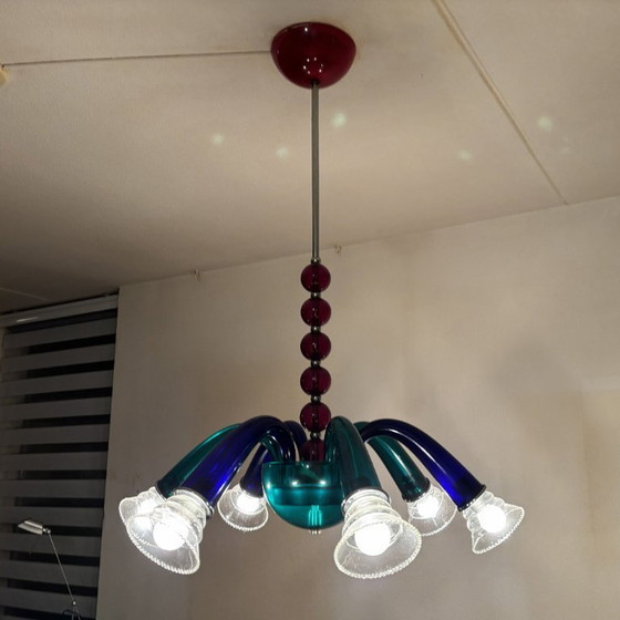 Image 1 of Lámpara de araña de diseño Artemide, modelo Ducale, 1990.