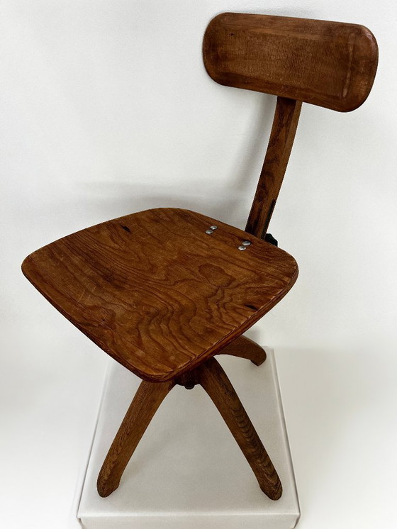 Image 1 of Wooden office chair 1930s, Atvidaberg Sweden