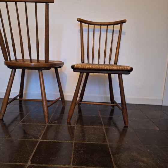 Image 1 of 2 x WKS midcentury stoelen WK mobel Arno Lambreght