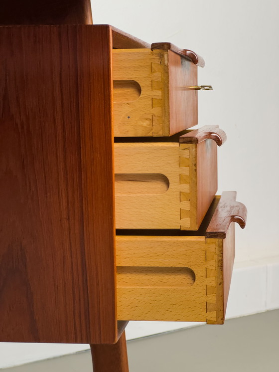 Image 1 of Model 75 Teak bureau van Omann Jun, 1960S