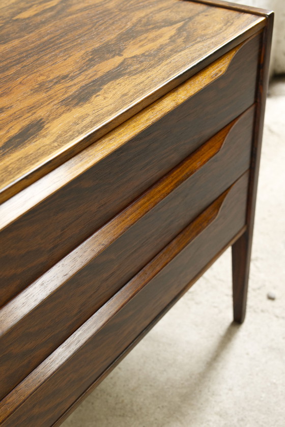 Image 1 of Rosewood Chest of Drawers, Model 34, Kai Kristiansen by Aksel Kjersgaard, 1960's