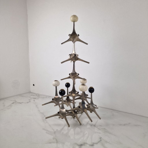 Ikonischer modularer Kerzenhalter von Caesar Stoffi & Fritz Nagel, Deutschland, 1960er Jahre