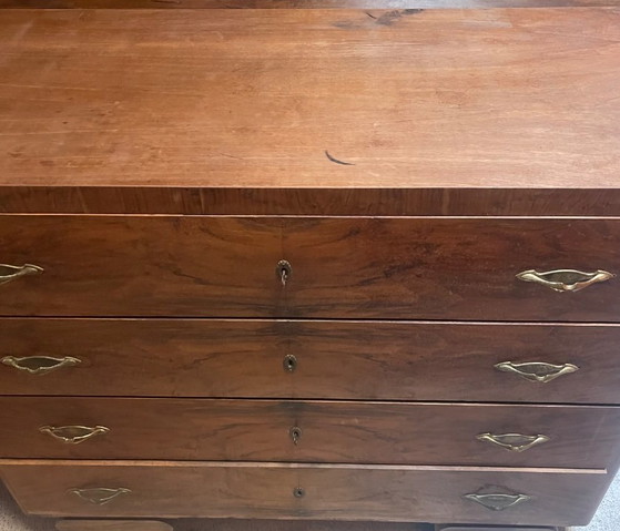 Art Deco ladekast – Ladekasten, Wood, Brass (photo 8 of 8)