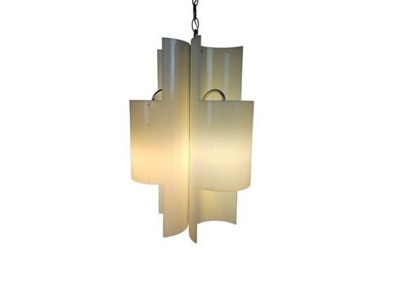 Image 1 of Space Age verlichting - acrylaat - chroom - Italie - 3e kwart 20e eeuw