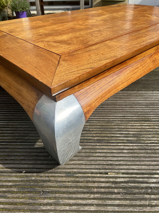 Mesa de madera maciza de teca Jan de Bouvrie