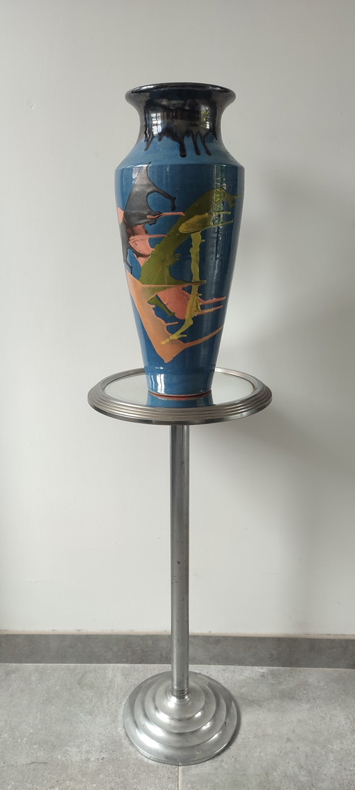 Large ceramic vase of 39 cm Atelier Thomas BUXÓ (1970)