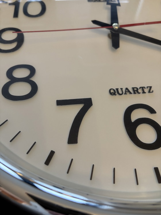 Image 1 of Vintage wall clock - school clock retro 