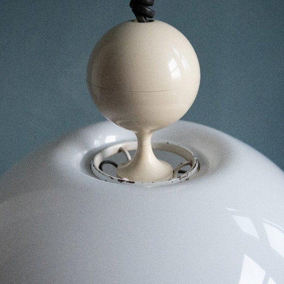 Saliscendi Hängelampe von Elio Martinelli für Martinelli Luce – Pendelleuchten, Plastic, Metal (photo 7 of 9)