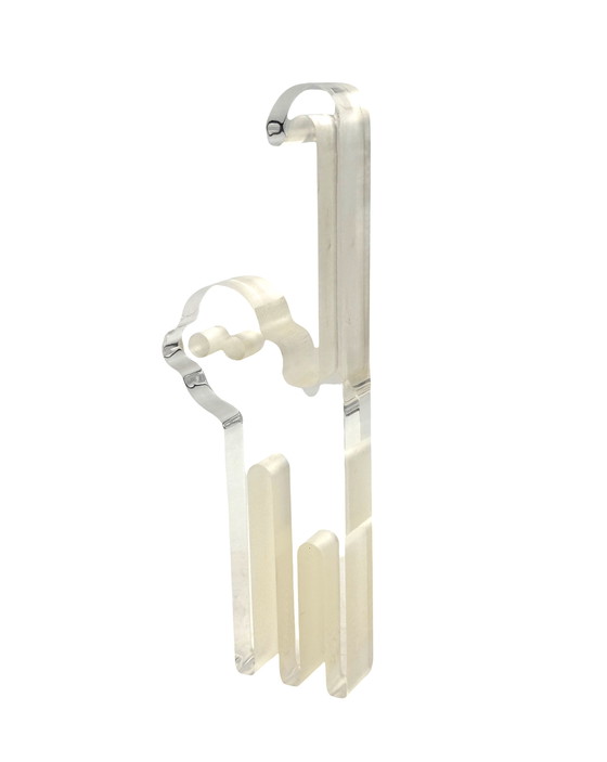 Image 1 of Silvio Russo, lucite monkey sculpture, Guzzini Italy 1970s