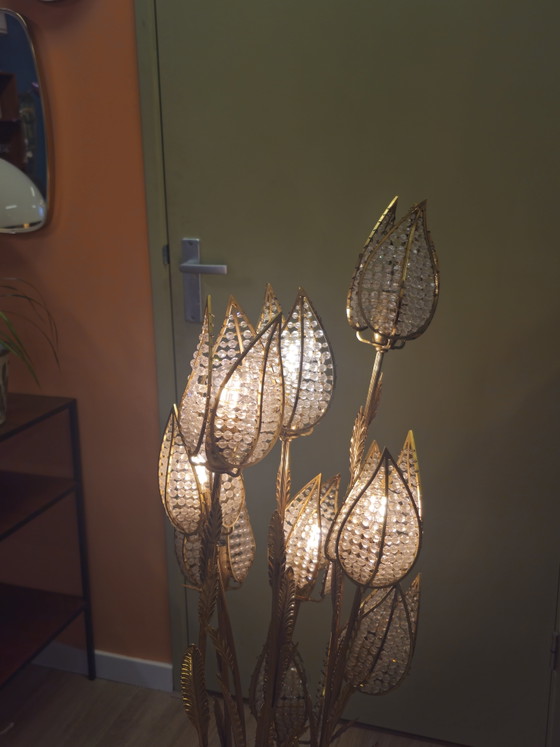 Vintage PALWA Tulip Floor Lamp Table Lamp Brass – Floor lights, Metal (photo 11 of 15)