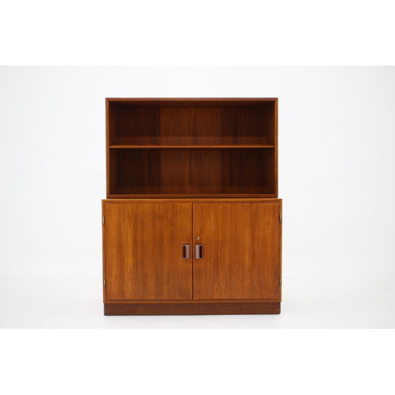 Image 1 of Vintage teak cabinet bookcase, Denmark 1960