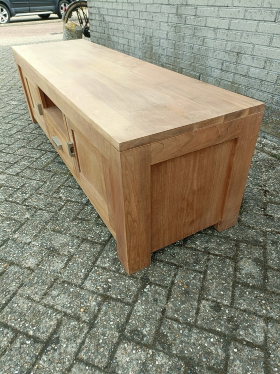 Image 1 of Massief Teakhouten TV Meubel