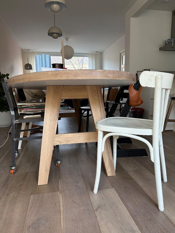 Image 1 of ARP Design A-legs dining table – new condition – Fenix ​​Bianco Male – 250×115 cm