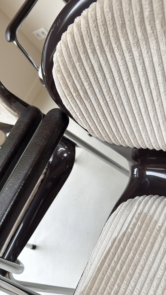 Image 1 of Vier vintage kuip stoelen SMK400K van Drabert ontworpen door Gerd Lange