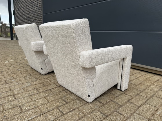 2x Cassina Utrecht Chair Terracotta, G. Rietveld Nieuwstaat! – Fauteuils, Textile (photo 13 of 15)