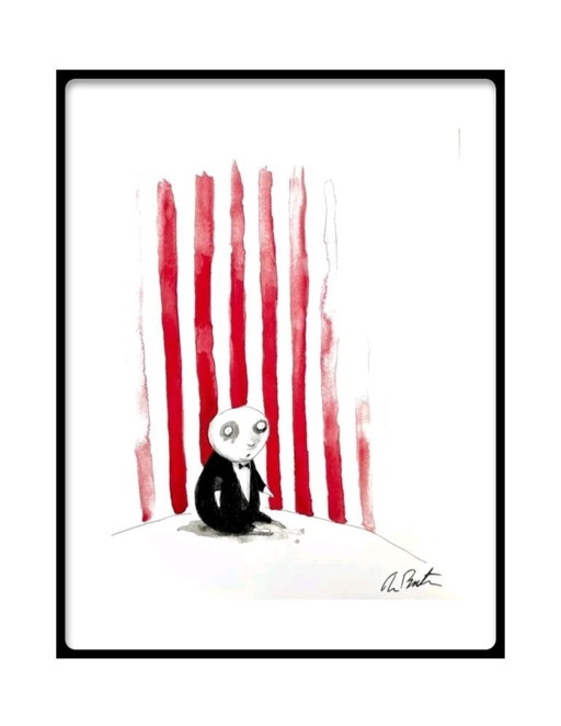 Tim Burton – Penguin Boy – Stampa ufficiale, firmata in edizione limitata – 20x30 cm