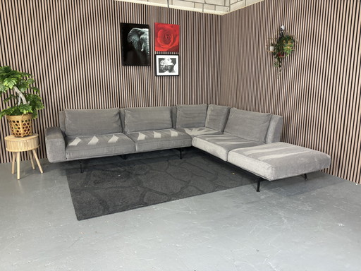 Passe Partout Zico Corner Sofa Gray 315x275 Refurbished