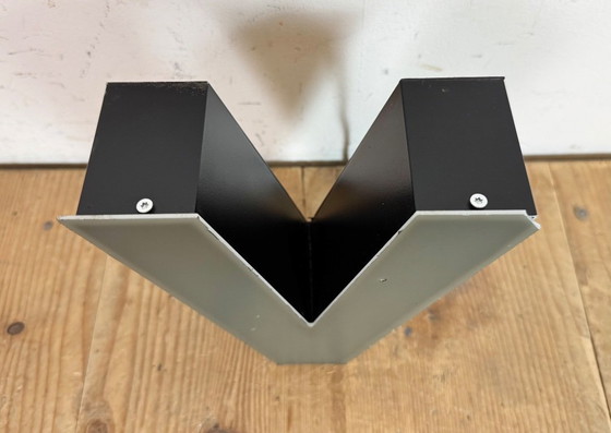 Image 1 of Vintage Grey Illuminated Letter V , 1970s