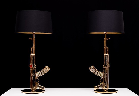 Image 1 of Original Flos AK 47 Kalashnikov table lamp by Philippe Starck, 2005.