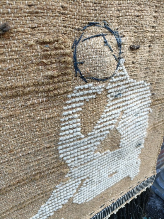 Image 1 of Vintage 1970 wandkleed vrouw natural Don Freedman 