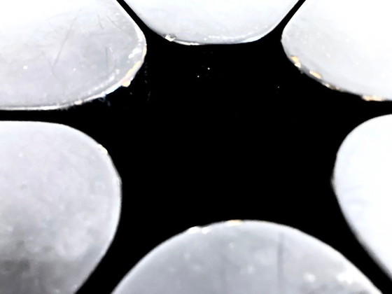 Image 1 of Tavolo da pranzo triangolare design modulare Peter Ghyczy plastica nera anni '70