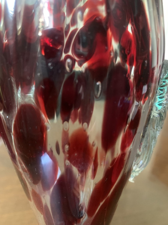 Zoomorphic Murano Glass Vase (37cm) – Scale & Cobalt Decor (photo 17 of 18)