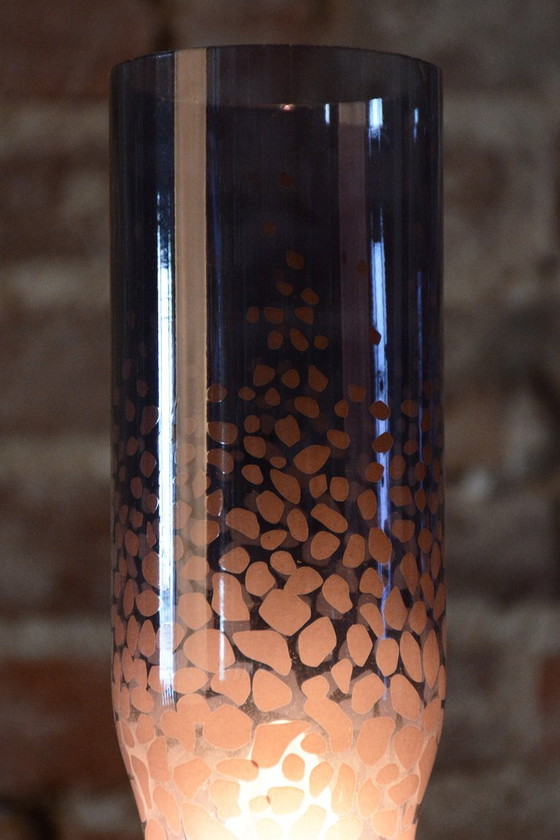 Original Mid-Century Table Lamp, by IKEA, Plastic, Sweden, 1990s, Grey (photo 5 of 7)