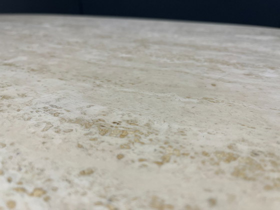 Image 1 of Vintage travertine dining table, 1970s 