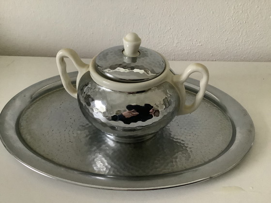 Image 1 of Art Deco hammered Bauscher Thermisol tableware