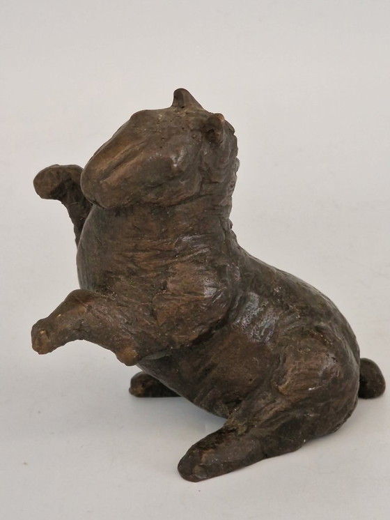 Image 1 of Kleine Bronzeskulptur eines Pferdes, Arthur Spronken?