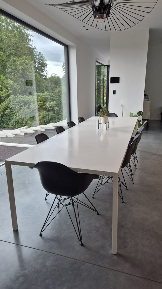 White rectangular dining table, MDF Italia, Aluminium, Polyester, Modern (photo 3 of 5)