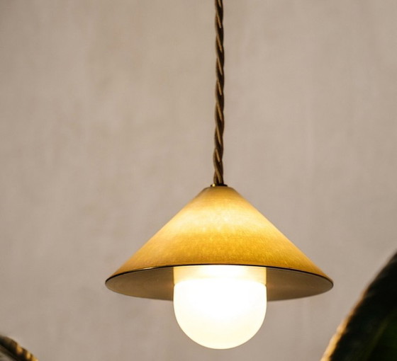 Image 1 of Contiene Alba Top Pendant 15 cm ottone spazzolato