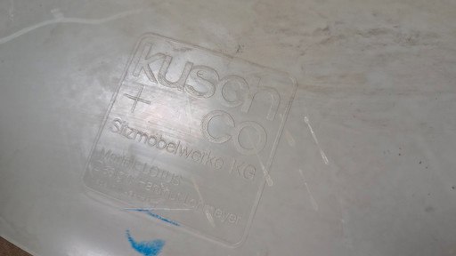 Sedie Lotus vintage di Hartmut Lohmeyer per Kusch & Co., anni '70, set di 6