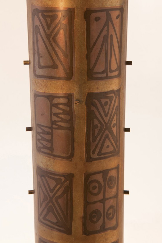 Image 1 of Italian Brutalist Floor Lamp