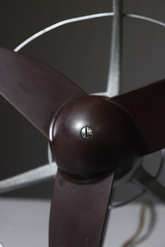 Ventilateur vintage Ercole Marelli design Streamline Italie 1950s – Objets déco, Plastic (photo 8 of 14)