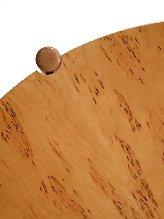 Image 1 of Tavolino da caffè rotondo scandinavo in betulla di Karl Andersson & Söner