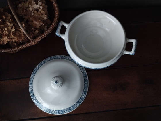 Image 1 of Longchamp "René" ijzerstenen soepterrine