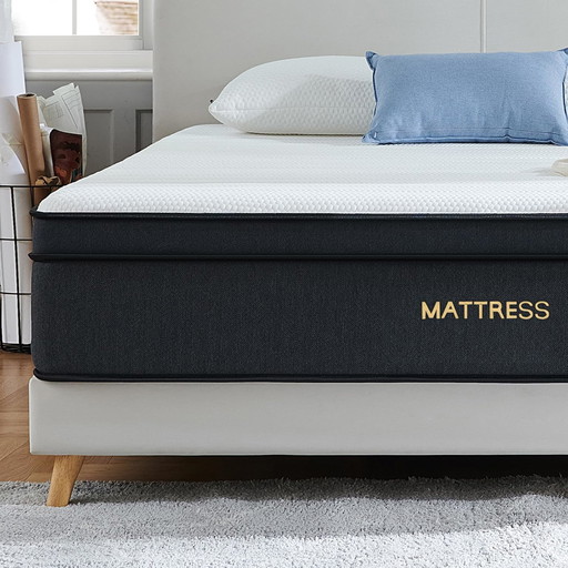 Molblly-Matelas 140 x 190-Épaisseur 30cm-Matelas de lit d'adulte-Ressorts Ensachés Indépendant-en Mousse à Mémoire de Forme-Conf